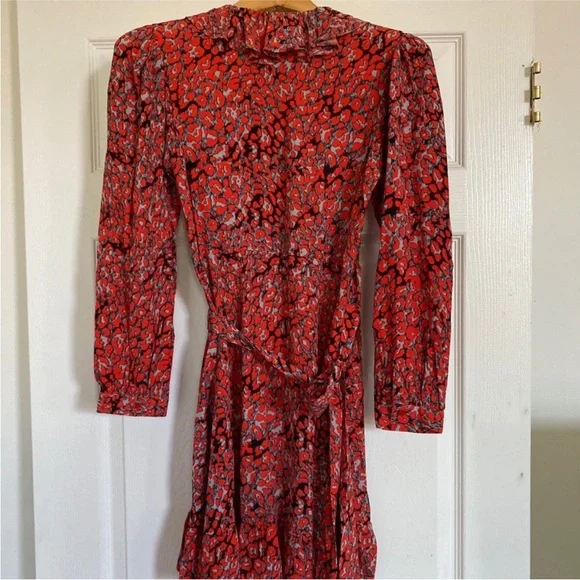 Fall Leopard Wrap Dress - Picture 8 of 12